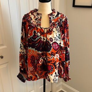 CK Bradley Colorful Patterned Women's Top NWT